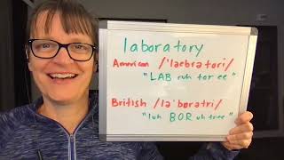 How to Pronounce Laboratory in American vs British English [upl. by Darnall]