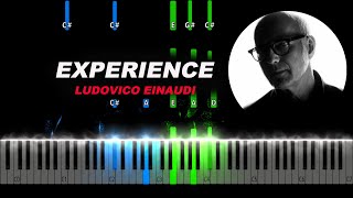 Ludovico Einaudi  Experience Piano Tutorial [upl. by Aryan]