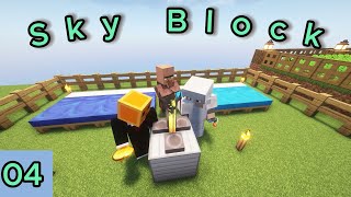 Notre premier villageois  SkyBlock  Épisode 04  Ft Flox Reder [upl. by Auria]