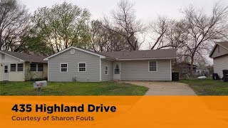 435 Highland Drive Bartlesville OK 74003  Sharon Fouts  Real Estate Video [upl. by Ahsimaj]