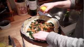 Salmon amp Spinach Quiche  A French Delicacy [upl. by Ros995]