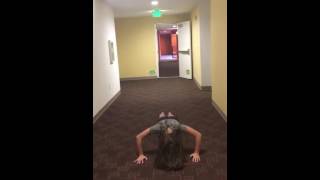 Maddie Ziegler does the 22 Push Up Challenge [upl. by Mchail]