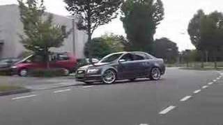 Audi RS4 revving and fast accelerating [upl. by Roswell]