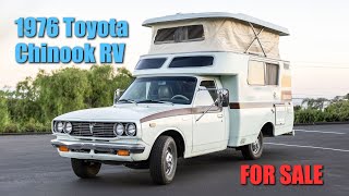 The MOST Bespoke Toyota Motorhome Build EVER  1976 Chinook Camper Renovation [upl. by Latsirk]