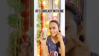 get unready with me❤🥰 getunready getreadywithme shorts makeup shortvideo [upl. by Meesaw]