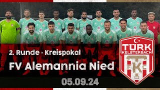 2425  2Runde Kreispokal  TÜRK Kelsterbach vs FV Alemannia Nied 52 [upl. by Lasser]