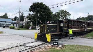 Stewartstown Railroad at Mill Street  9724 [upl. by Efi]