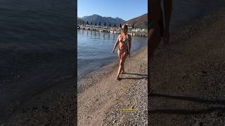 Beach Walk at Marmaris  Türkiye 🇹🇷 [upl. by Ahsied]