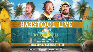 Barstool Live from Margaritaville Las Vegas  February 8th 2024 [upl. by Narine740]