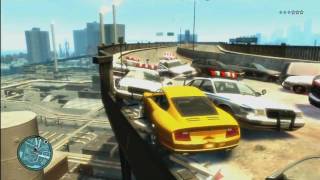 GTA 4 Mass Cop Suicide Trick and escape [upl. by Nalhsa]