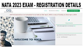 NATA 2023 Registration full details  Lingesh Ashwin  Architecture Tamil [upl. by Clevey]