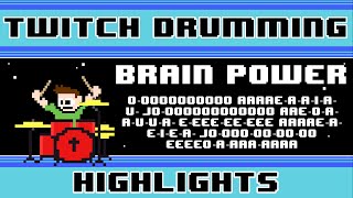 NOMA  Brain Power Blind Drum Cover  The8BitDrummer [upl. by Shiau]