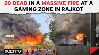 Rajkot TRP Game Zone Fire  20 Dead In Massive Fire At Gaming Zone In Rajkot Rescue Ops On [upl. by Yhtomiht627]