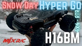 MJX H16BM Snow Day  MJX HYPER GO RC CAR H16BM 116 4x4 OffRoad Truck [upl. by Reerg]