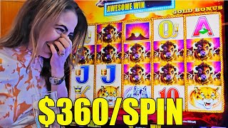 My GREATEST Night EVER on Buffalo Gold Slot Machine Up to 360Spins [upl. by Biernat]