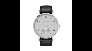 Nomos Glashütte Tangente Neomatik 39 Platinum Grey Reference 143 4K Watch Review Bauhaus [upl. by Wash]