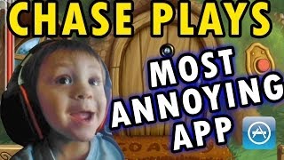 Chase Plays Most Annoying App Ever 2 Year Old Face Cam Do Not Disturb iOS Gameplay [upl. by Watters109]