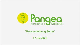 Pangea MathematikWettbewerb 2023  Regionalfinale amp Preisverleihung Berlin [upl. by Wandie]