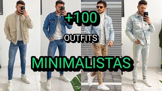 100 outfits MINIMALISTAS y fáciles de armar con CHAQUETA para hombre [upl. by Nysilla277]