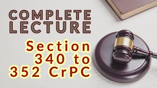 Offences against Administration of Justice  Section 340352 CrPC  perjury contemptofcourt crpc [upl. by Obrien829]