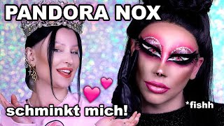 PANDORA NOX schminkt mich amp spillt RuPauls DRAG RACE Germany TEA 🍵 💖✨ [upl. by Hsemin]