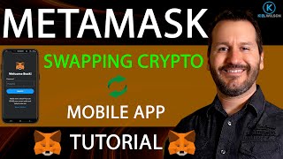 HOW TO SWAP CRYPTO USING METAMASK APP  TUTORIAL  SWAPPING CRYPTO  MOBILE APP [upl. by Nitsu]