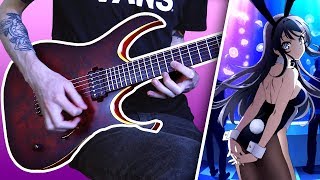 Rascal Does Not Dream of Bunny Girl Senpai  quotKimi no Seiquot Opening Full  Rock Cover [upl. by Lehar]