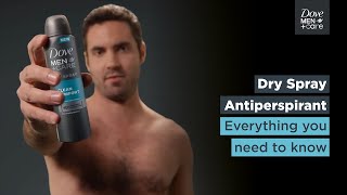 How to use dry spray antiperspirant  Dove MenCare [upl. by Ative]