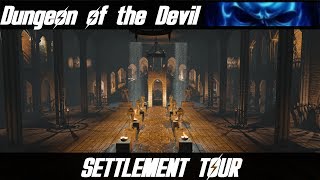 Fallout 4 Dungeon of the Devil at Vault 88 Settlement Tour  MODS [upl. by Damalis426]