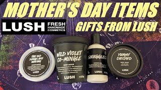 LUSH MOTHERS DAY HAUL ITEMS 2024FREE GIFT FROM LUSH 💗🥰🥰 [upl. by Steiner]