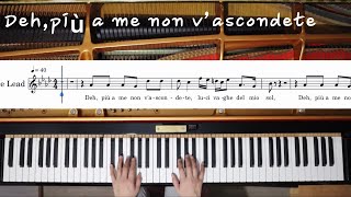 【ピアノ伴奏】Deh più a me non v’ascondete Asdur 《楽譜付き》 [upl. by Aihseit]