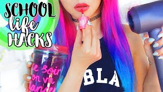 Sara Beauty Corner  School HACKS 12 DIY Back to School LIFE HACKS [upl. by Latoyia]