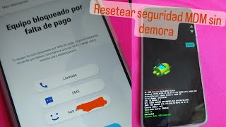 Resetear seguridad MDM ¿equipo bloqueado por falta de pago procesamos un Motorola [upl. by Daitzman]