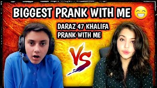 KHALIFA OP WIFE PRANK WITH ME 😡  1 VS 2 TDM WITH DARAZ 47 KHALIFA WIFE BUT THIS HAPPENED [upl. by Phionna]