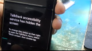 TalkBack accessibility service has hidden the screen has dimmed the screen android realmeoppo [upl. by Lebatsirc945]