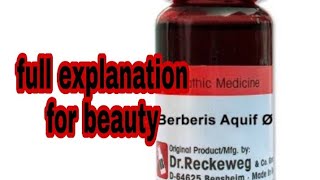 Berberis aquifolium Dr Reckeweg [upl. by Mab]