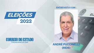 ENTREVISTA COM O CANDIDATO AO GOVERNO DO MS  ANDRÉ PUCCINELLI MDB [upl. by Eecart]