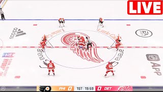 NHL LIVE  Detroit Red Wings vs Philadelphia Flyers  25th Jan 2024  NHL Full Game Highlights NHL24 [upl. by Gilpin]