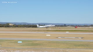 Casair SA226 Metroliner VHKGX departs RW24R at Jandakot Airport YPJT [upl. by Amik]