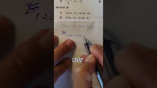 Persamaan linier satu variabel maths menghitung matematika plsv [upl. by Asaeret]