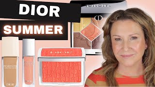 Dior Summer Makeup Look  Coral Makeup Look [upl. by Olracnaig]