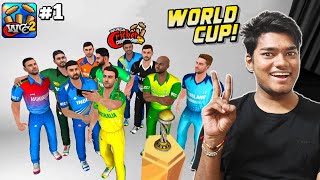 THE WORLD CUP BEGINS🌍🏆  WCC2 Worldcup Gameplay 1 [upl. by Oilalue]