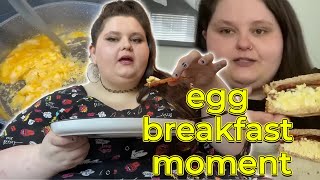 Amberlynn loves an egg breakfast moment [upl. by Iclehc139]