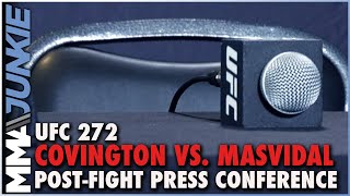 UFC 272 Covington vs Masvidal postfight press conference [upl. by Packer]