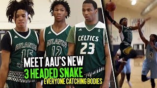 Meet AAUs New BIG 3 The Atlanta Celtics are COMPLETELY UNFAIR AAU Super Team DUNKS EVERYTHING [upl. by Fortuna]