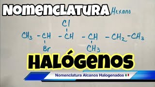 Nomenclatura de HALOGENUROS de ALQUILO bien fácil [upl. by Yenohtna529]