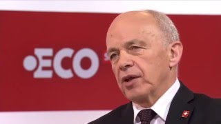 Ueli Maurer im «ECO»Studio Anschlag auf die Kasse des Finanzministers [upl. by Eseyt]