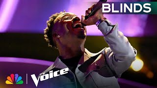 Austyns Stancil Earns FourChair Turn with quotOoo Baby Babyquot  The Voice Blind Auditions  NBC [upl. by Lativa784]