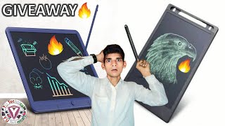 Multicolor 85quot LCD Writing Tablet GiveAway  85quot LCD Writing Tablet Unboxing And ReviewYU Tech [upl. by Nerraw]