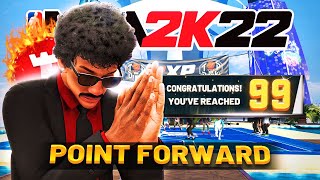 The POWER of a 99 OVERALL POINT FORWARD in NBA 2K22 [upl. by Neona]